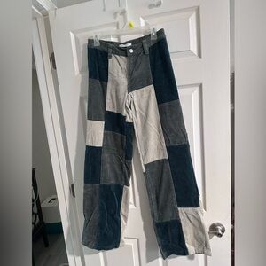 PacSun Corduroy Puddle Patchwork Pants